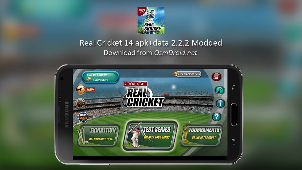 Real Cricket 14 apk data obb 2.2.2 Mod Unlimited Coin AdFree