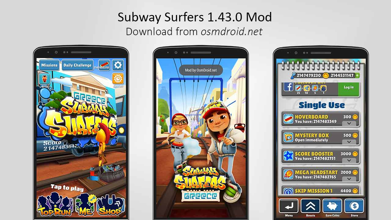 Subway Surfers New York 1.44.0 Mod APK - Unlimited Coins, Keys and