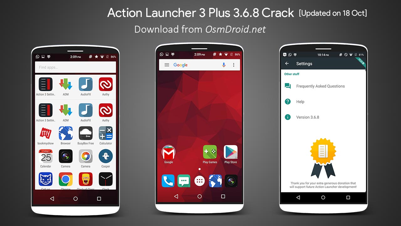 action launcher 40.1 cracked plus apk download