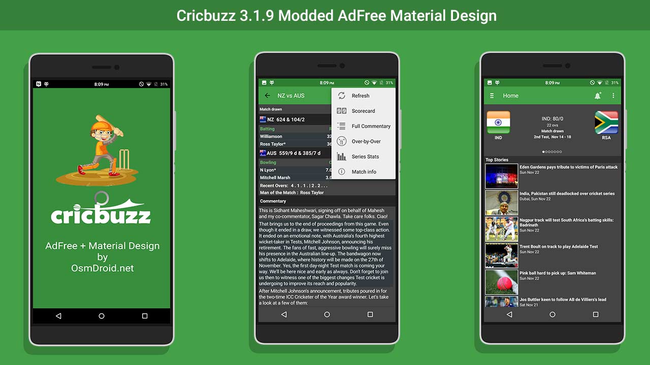 cricbuzz premium adfree pro