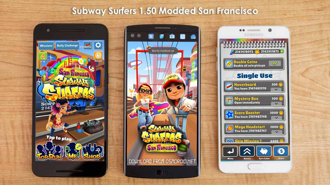 Subway Surfers APK MOD Android Free Hacked