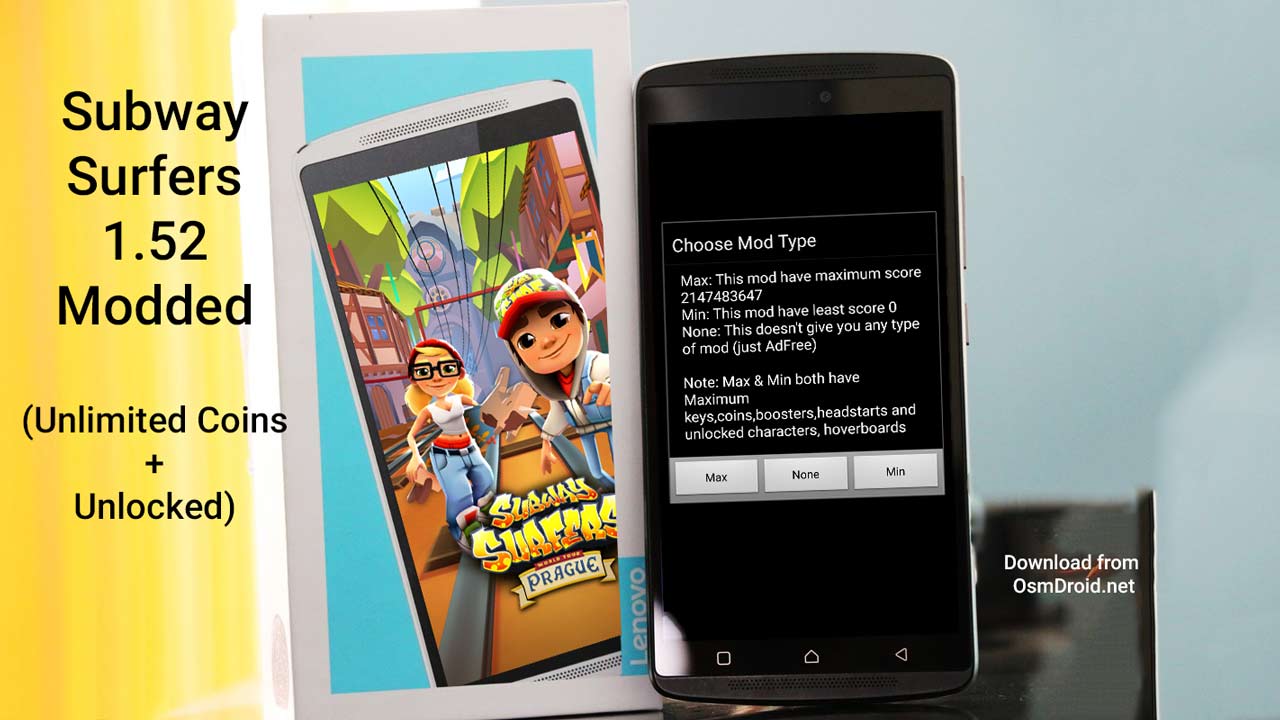 Subway Surfers MEGA MOD APK Unlock All Characters & Hoverboards