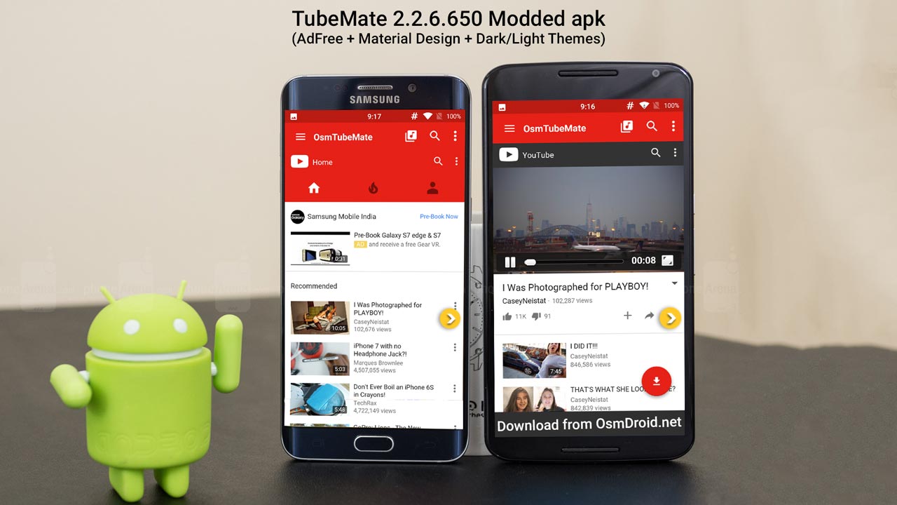 tubemate material design adfree modded