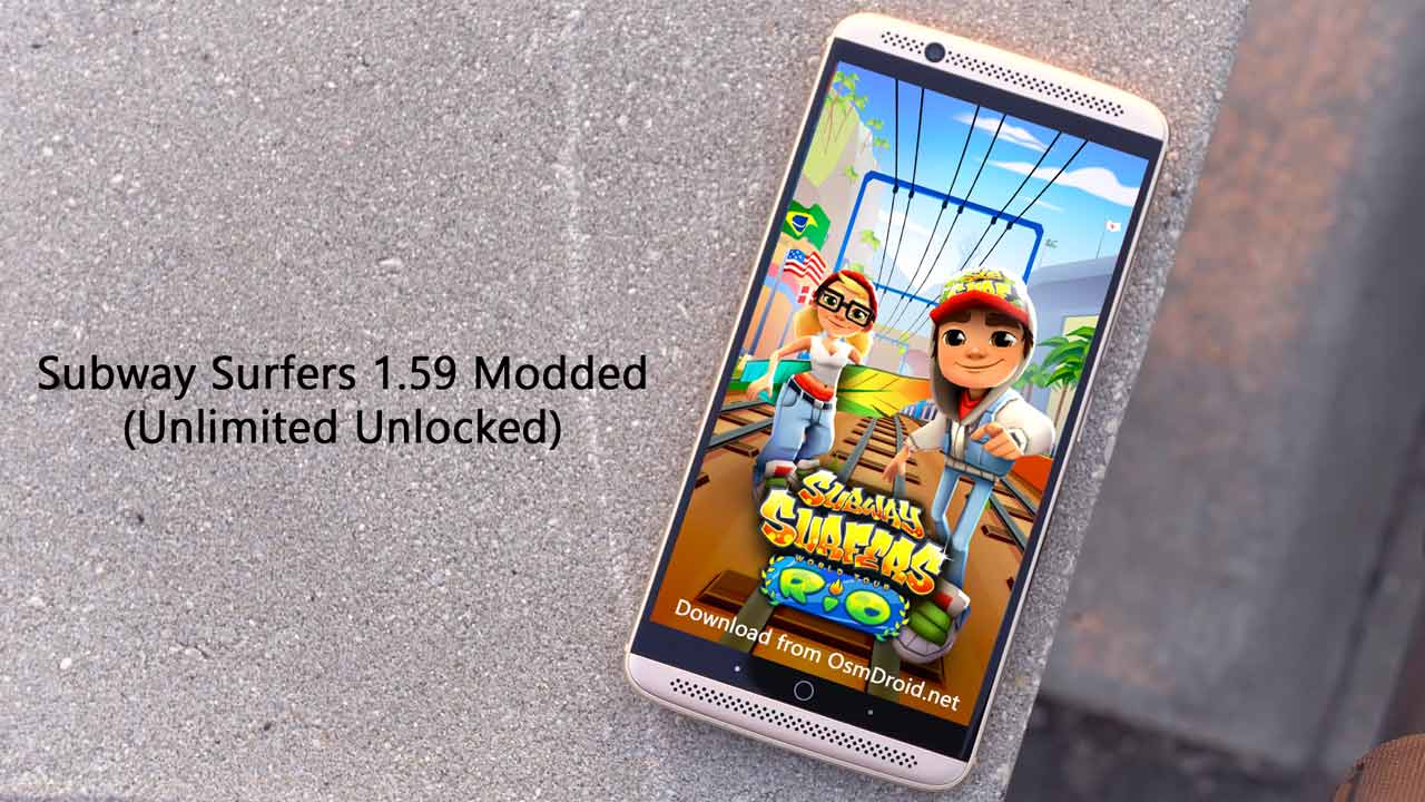 Subway Surfers Rio Versão 1.59.1 Apk Mod Infinito