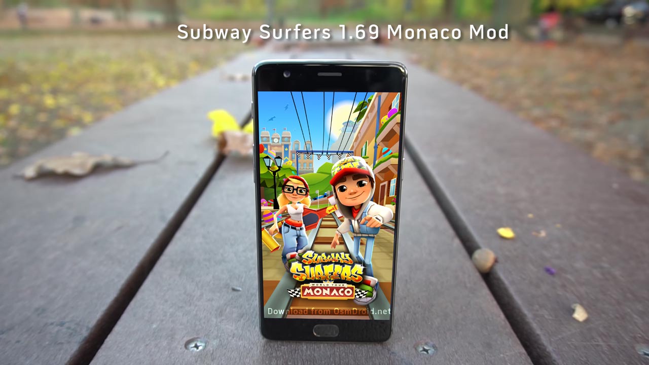 Subway Surfers 1.69.0 apk mod Monaco unlimited keys coins unlocked hack