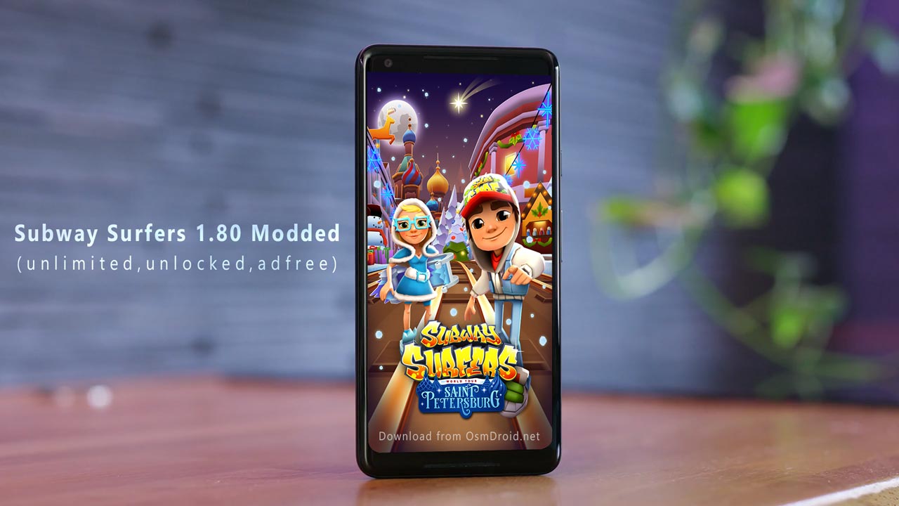 Subway Surfers Mod Apk v1.118.0  Subway surfers game, Subway